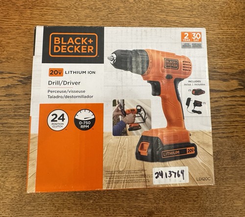 Black decker ld120c 20v ion - 20v, li-ion