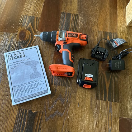 Open box black decker 20v - open, black+decker