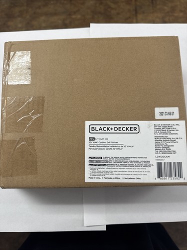 Black decker ldx120 20v - black+decker, max